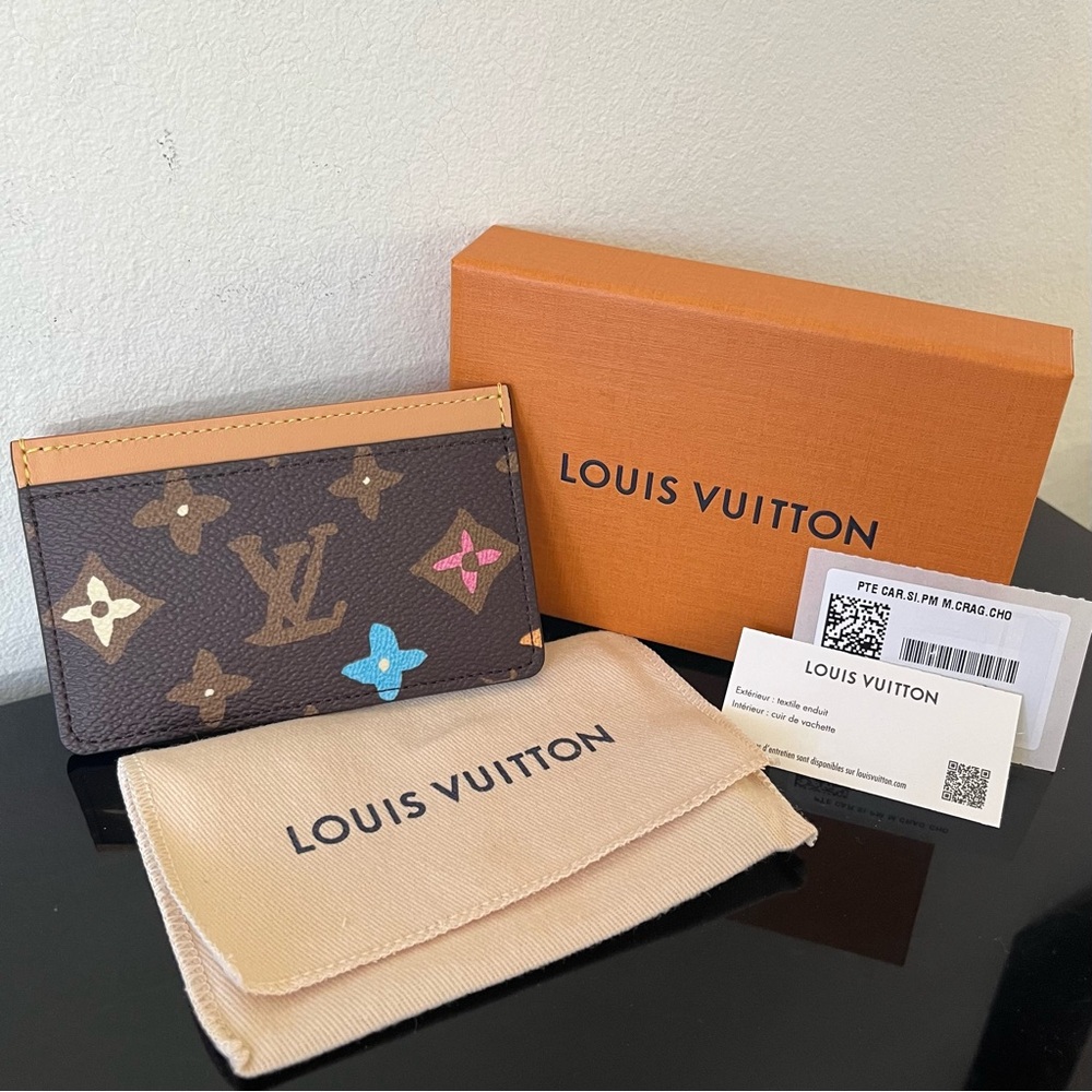 NEW Louis Vuitton x Tyler the Creator Card Holder Craggy Monogram BOX INCLUDED!